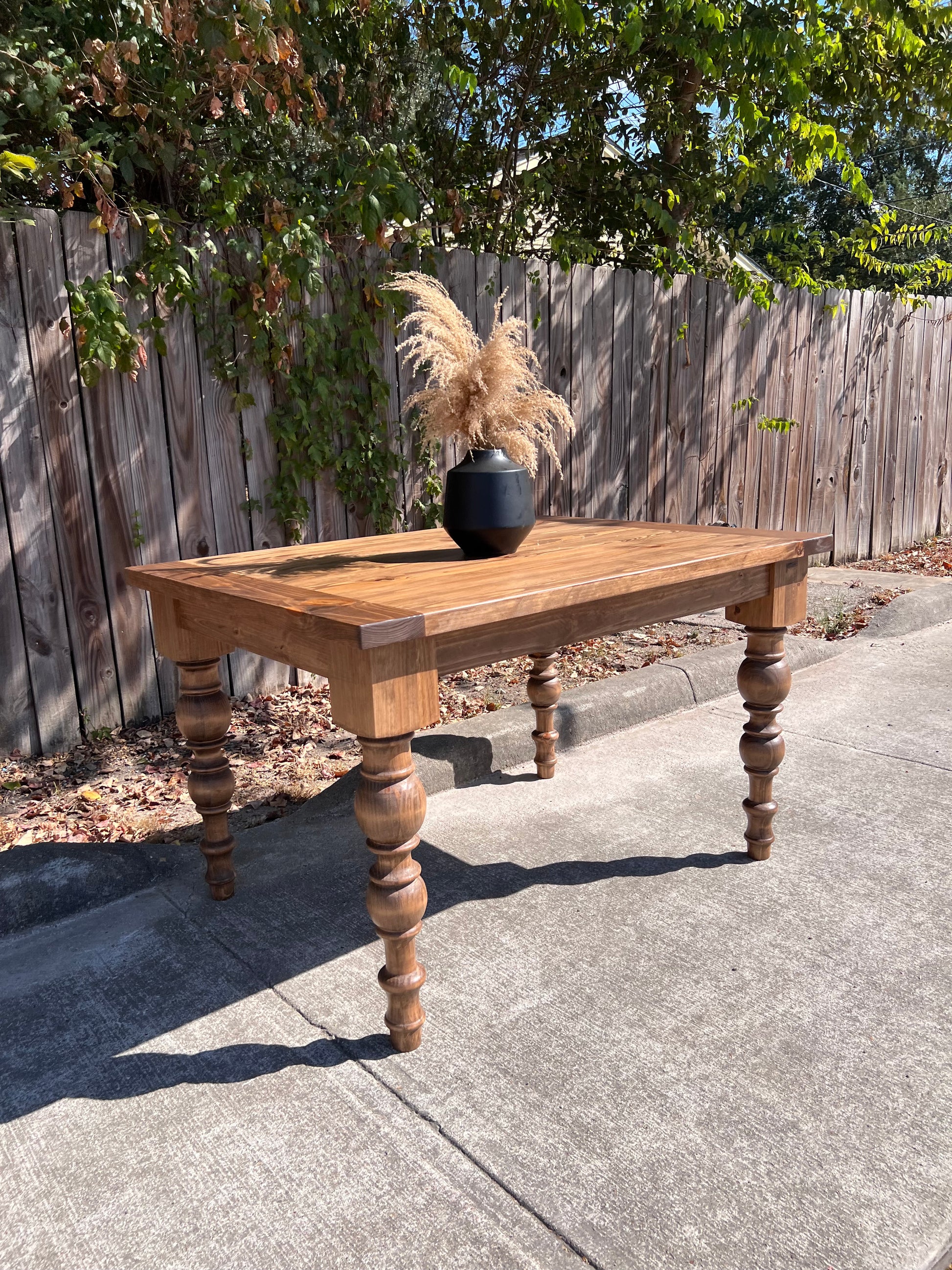 Dasha Dining Table & Bench Set - Handcrafted Solid Wood Dining Table Set image 2