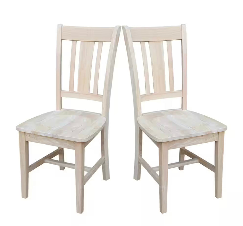 Stella Round Dining Table Set with Chairs Curved Bench - Solid Wood - Handcrafted