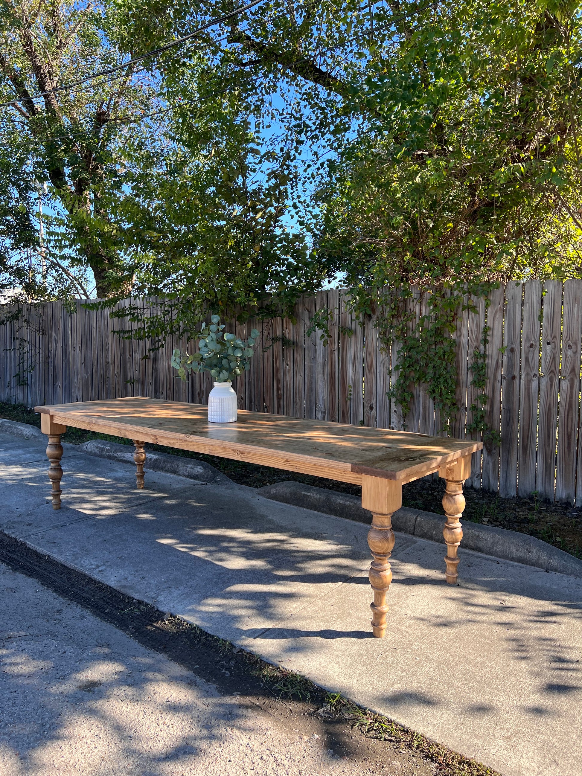 Dasha Dining Table & Bench Set - Handcrafted Solid Wood Dining Table Set image 1